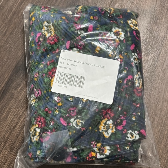 NWT! Anthropologie Colette Corduroy Crop Wide-Leg Pants by Maeve - 31 PETITE 🎡 - Picture 13 of 13